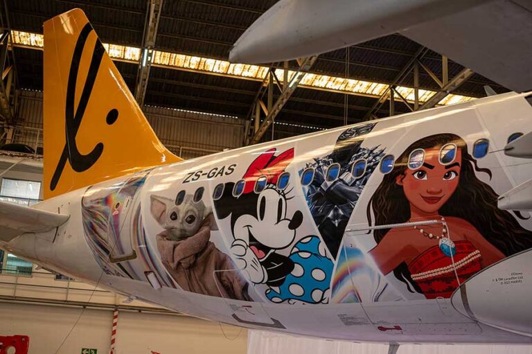 Disney and LIFT have launched a festive campaign in South Africa, featuring a co-branded aircraft livery.
