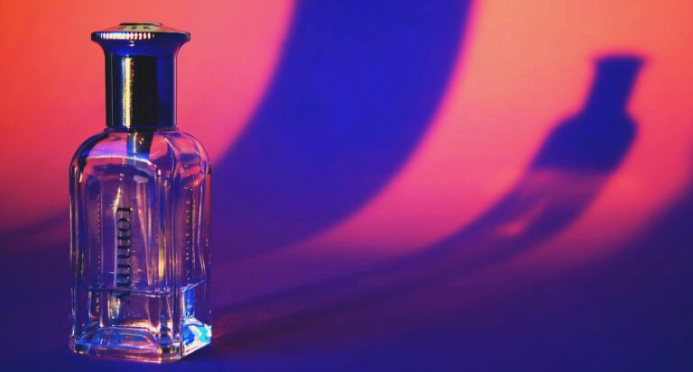 clear glass bottle